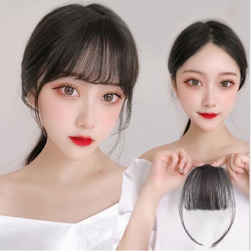 Tóc giả mái thưa có mai phong cách Hàn Quốc trẻ trung cá tính