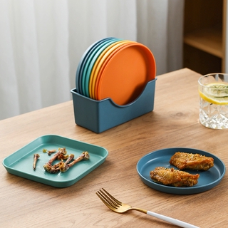 Đĩa Ăn Bằng Nhựa 6 Inch Thiết Kế Tiện Dụng