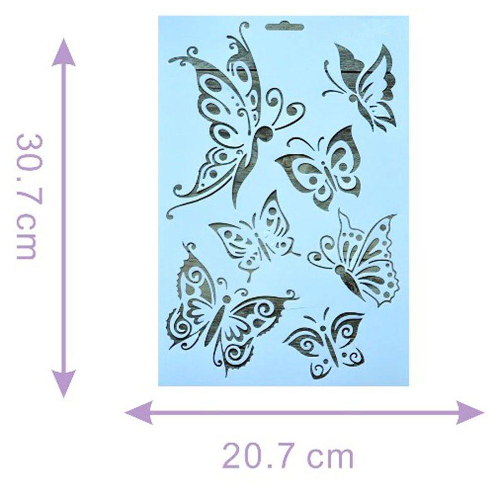 Set 1 Khuôn Cắt Giấy Hình Bướm Trang Trí Scrapbook