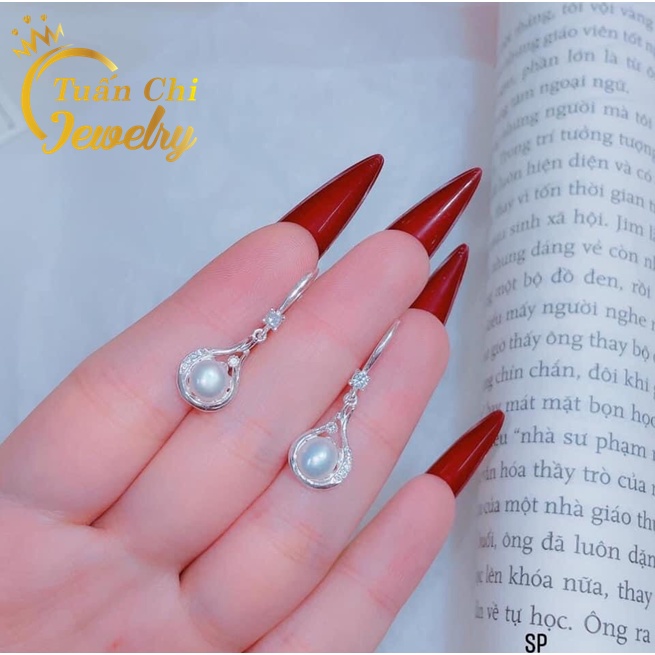 ❤️SẴN HÀNG❤️ Set Trang sức Bạc Nữ Cao Cấp Đính Ngọc Cách Điệu, Xinh Xắn