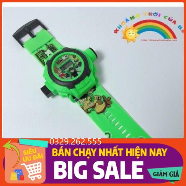 (FreeShip) Đồng hồ Ben 10 chiếu hình nhân vật 3D siêu hot