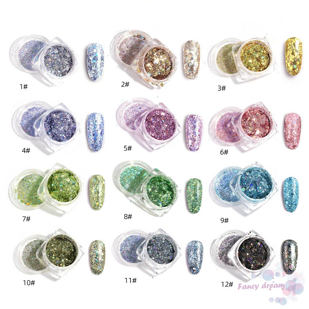 Hạt kim sa lấp lánh đính móng nghệ thuật