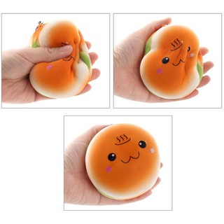 Đồ Chơi Squishy Dẻo Hình Bánh Hamburger 10Cm