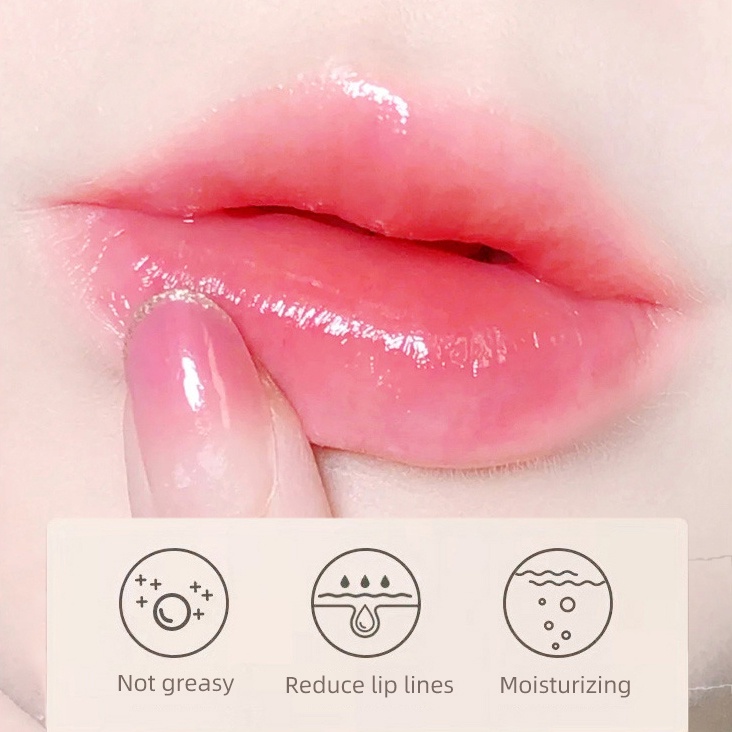 1 Son Dưỡng Môi Tinh Chất Đào Tự Nhiên Dưỡng Ẩm Xóa Mờ Đường Viền Môi Lâu Trôi