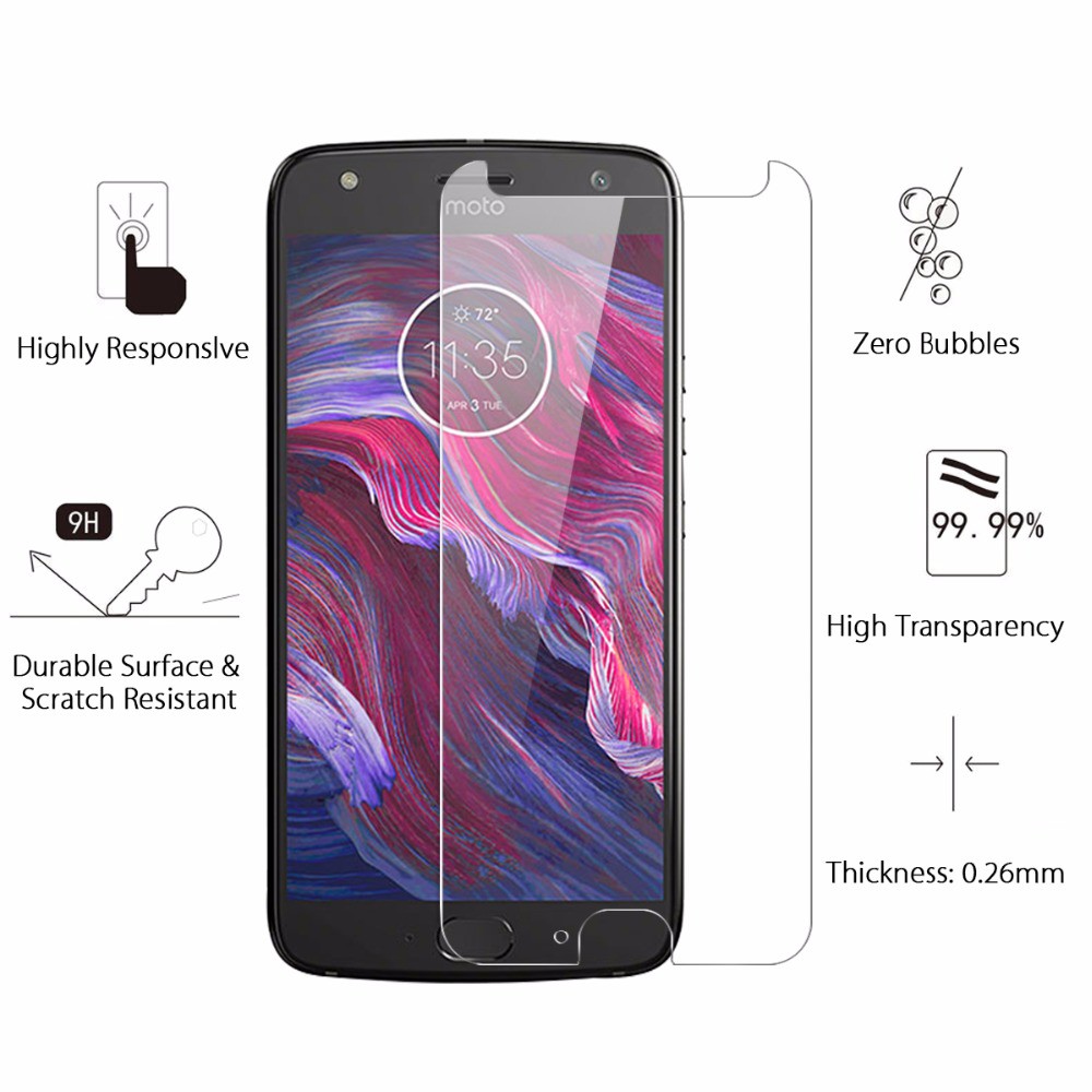 Kính Cường Lực Motorola X4 2017 - KO FULL, 9H-0.26mm