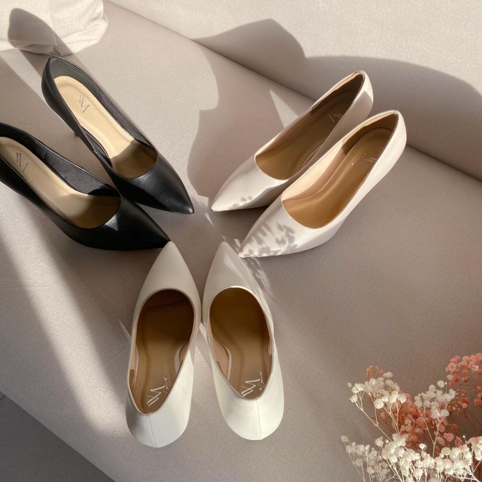 Giày Cao Gót Bít Mũi Sang Trọng 7cm - YUME G0003