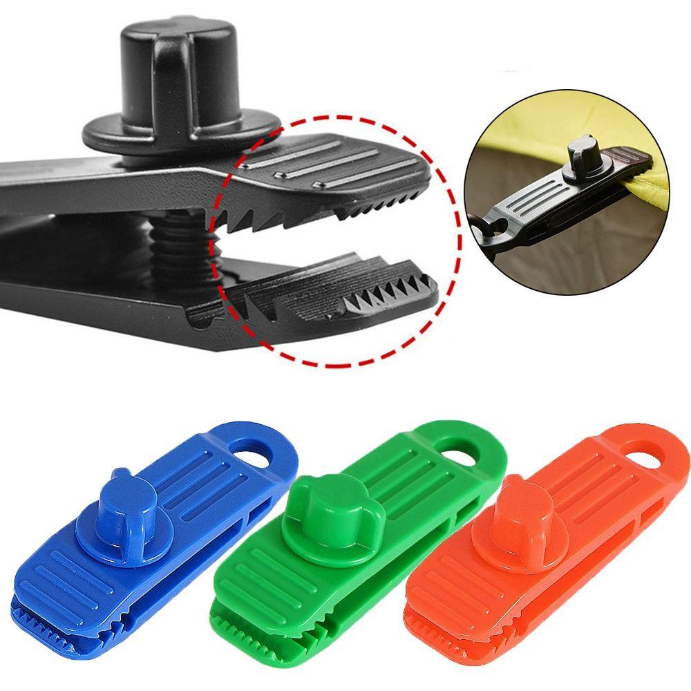 Set 1 / 4 Kẹp Lều Trại Bằng Nhựa Có Thể Xoay Tiện Dụng Giá Đỡ