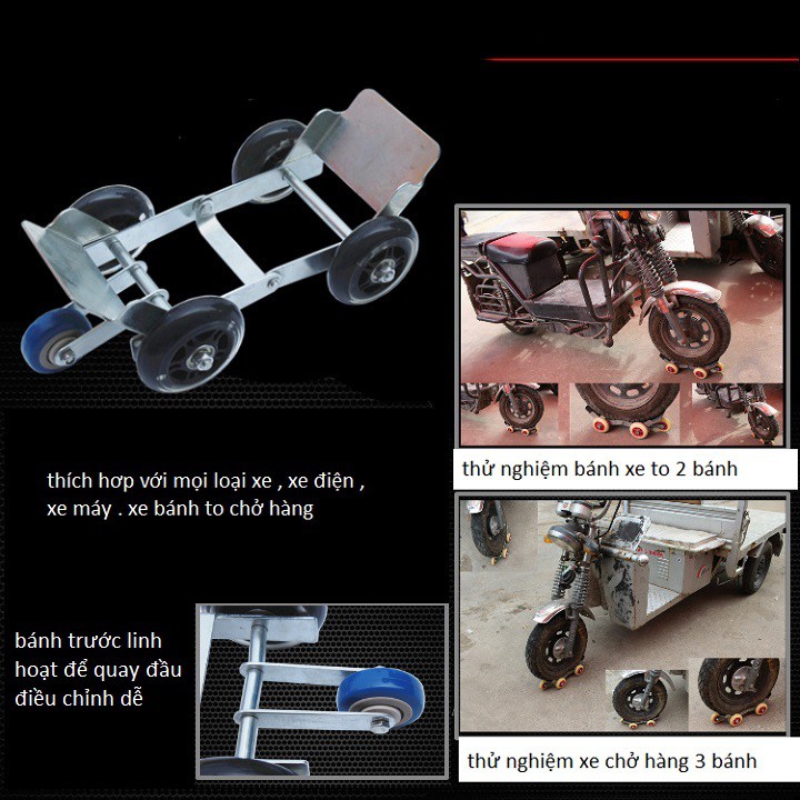 Bánh xe máy trợ lực chống thủng xăm