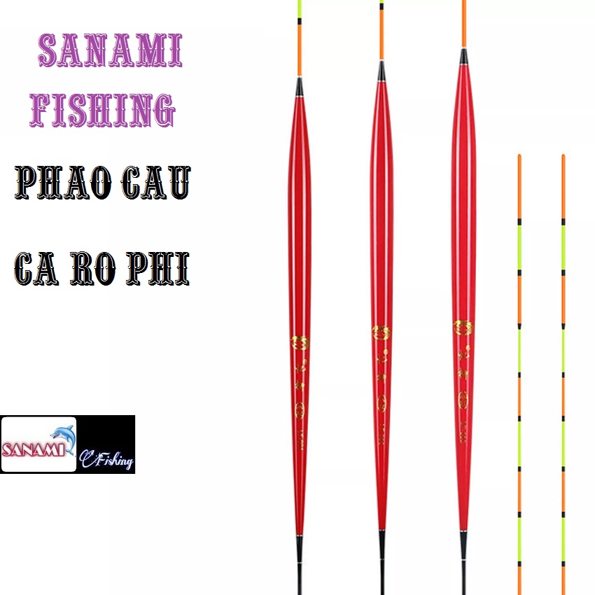 Phao Câu Cá Rô Phi Siêu Nhạy Chuyên Dụng Câu Đài Câu Đơn Cao Cấp PC-17 - SANAMI FISHING