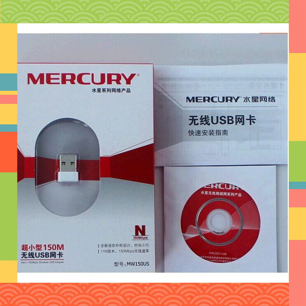 USB Mini Bắt Sóng WIifi 150Mbps Mercury Chính Hãng
