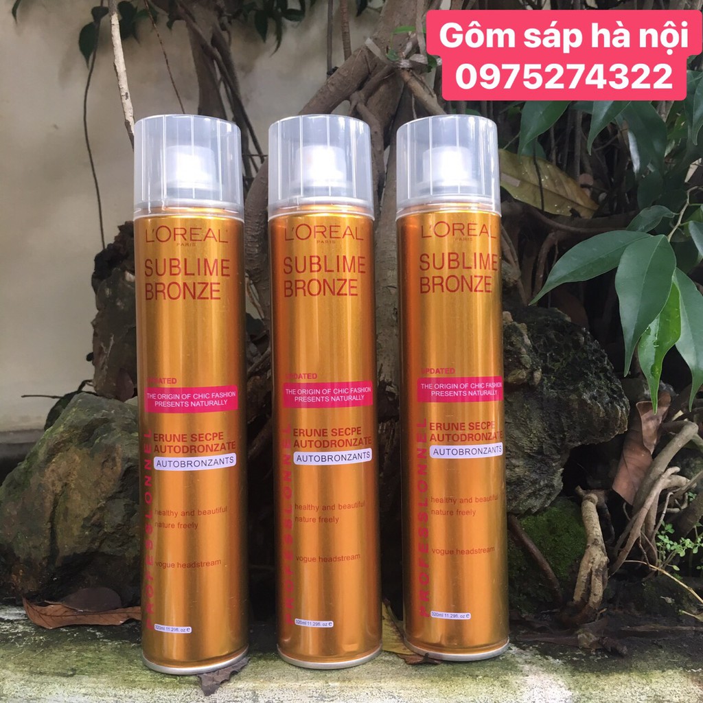 COMBO Gôm  Xịt Tóc Sublime Bronze + Sáp Vuốt Tóc SAWENSITO DElUXE HAIR WAX 100ml (giữ nếp tốt ) + LƯỢC