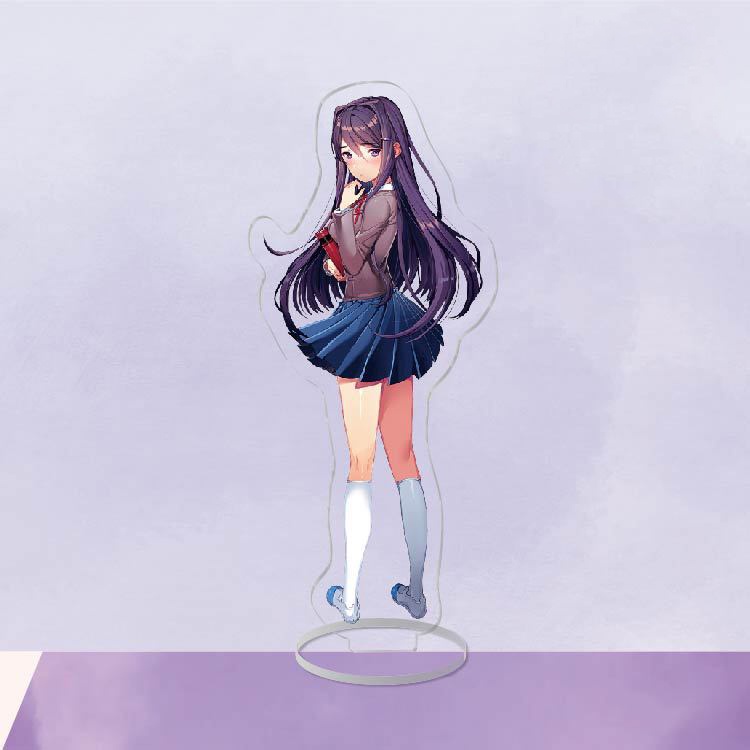 Standee Câu lạc bộ văn học tượng acrylic standee anime mica chibi trang trí trưng bày mô hình