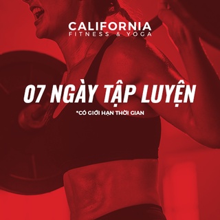 TOÀN QUỐC E-voucher tập gym California Fitness - 07 ngày