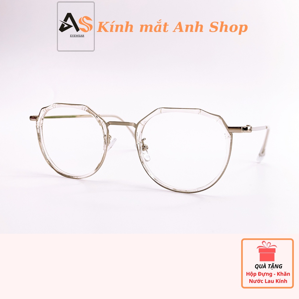 Gọng kính mắt tròn chất liệu kim loại bền bỉ kiểu dáng độc đáo 8854