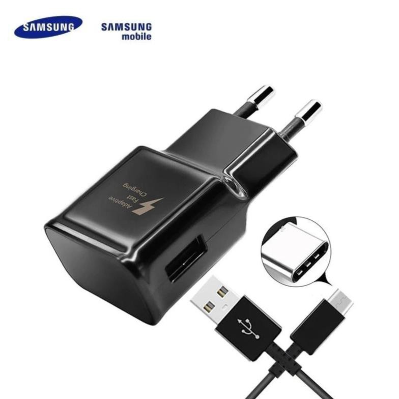 Bộ sạc Samsung 15W USB to type c, bộ sạc nhanh note 9, note 8, s9, s8- Bh 12 tháng lỗi 1 đổi 1