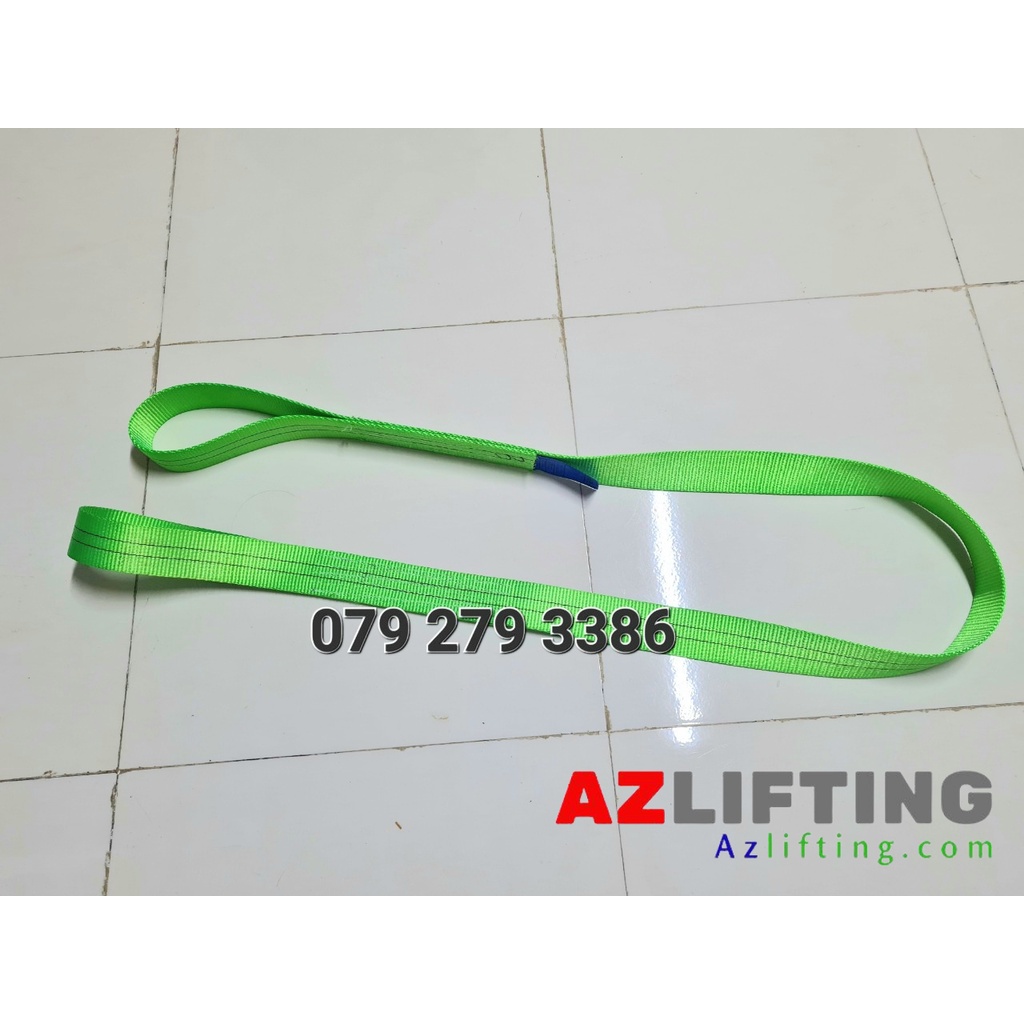 Dây cẩu hàng hai đầu mắt bản 50mm tải 1 tấn dày 3mm