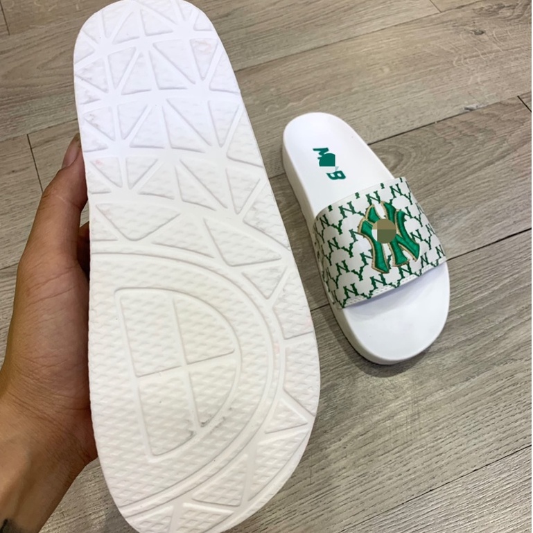 Dép 𝐌𝐋𝐁 𝗡𝗬 chữ thêu new100% 🌺 hàng loại 1 + FullBox,Bill 🌺 dép trending thể thao
