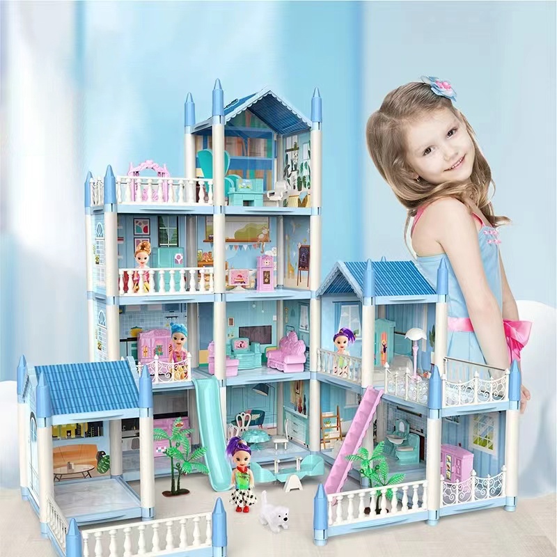 Đồ chơi mô hình Nhà búp bê cho bé gái làm quà sinh nhật