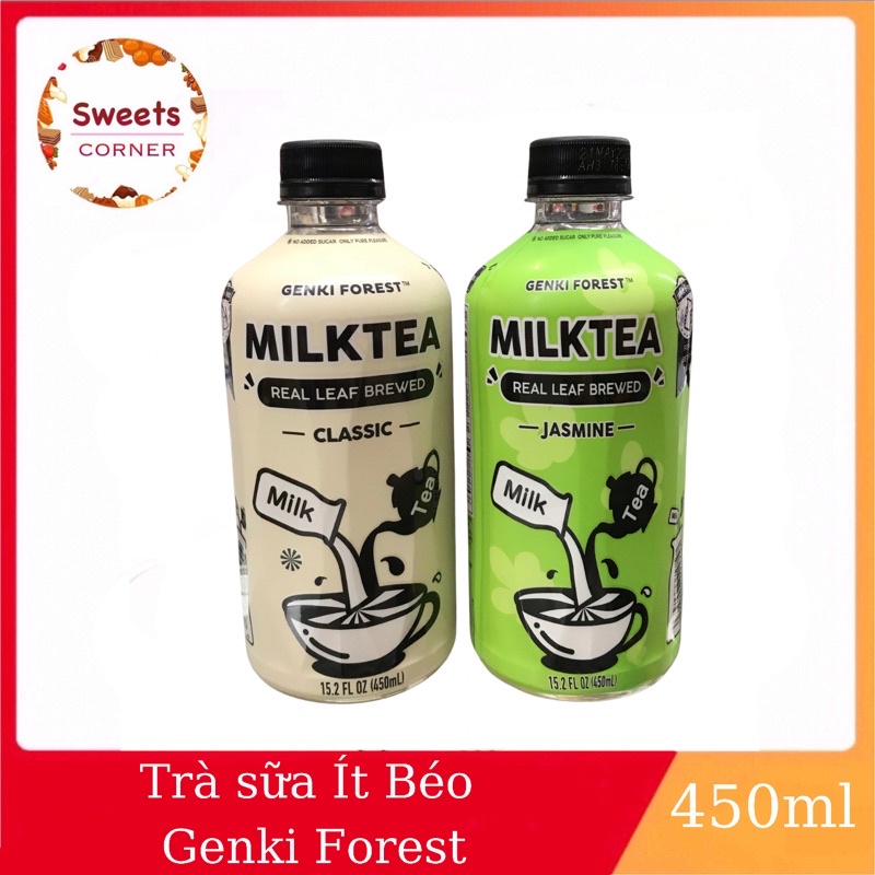 Trà sữa Ít Béo Genki Forest 450ml ( 2 loại )