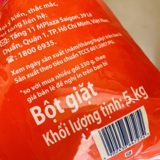 Bột giặt TIDE trắng đột phá bịch 5kg