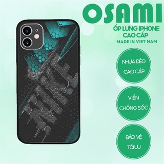 Ốp lưng in hình logo nike đen xanh thời trang OSAMI cho Iphone 6 7 8 x xr xs 11 12 13 14 plus promax mini NIKPOD00342