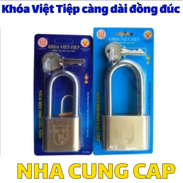 (GIÁ HỦY DIỆT) KHÓA VIỆT TIỆP ĐỒNG ĐÚC CÀNG DÀI