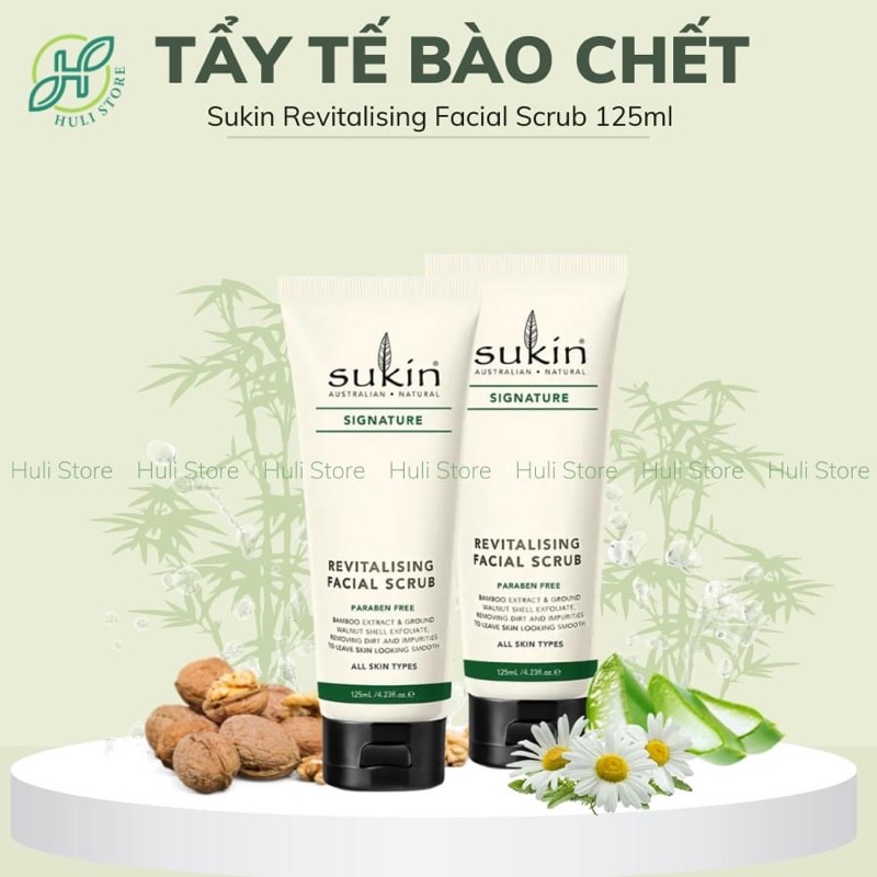 Tẩy tế bào chết Sukin Signature Revitalising Facial Scrub 150ml