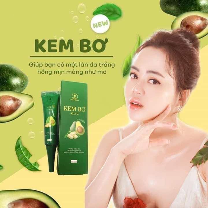 Kem Bơ Cấy Trắng Nano Olic - Kem Bơ Olic 20ml Mẫu Mới Có Tem Điện Tử