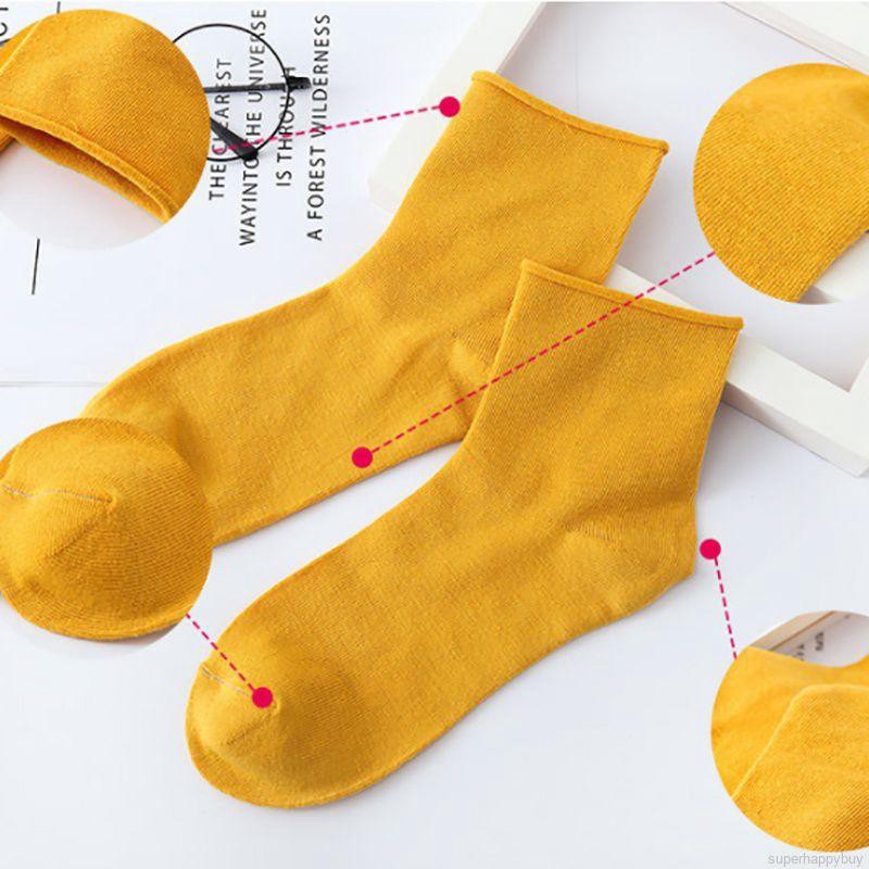 Vớ cotton mỏng thoáng khí phong cách Harajuku