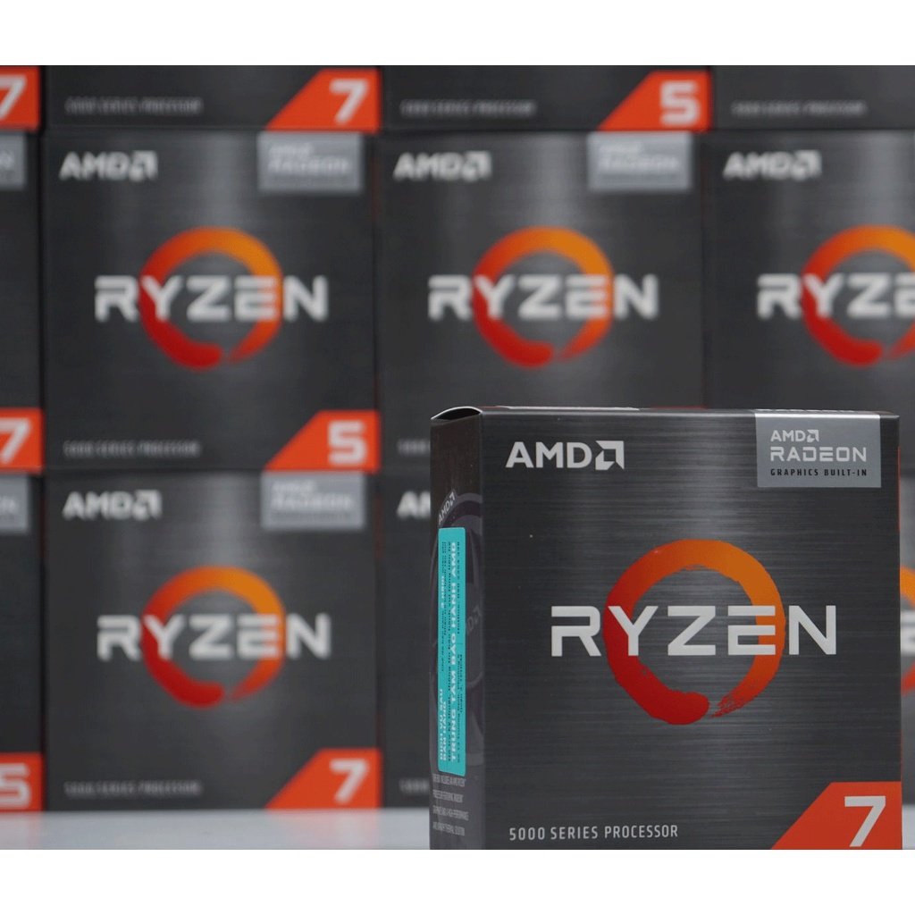 CPU AMD Ryzen 7 5700G (8 Nhân / 16 Luồng | 3.8GHz Boost 4.6GHz | 16MB Cache | TDP 65W)