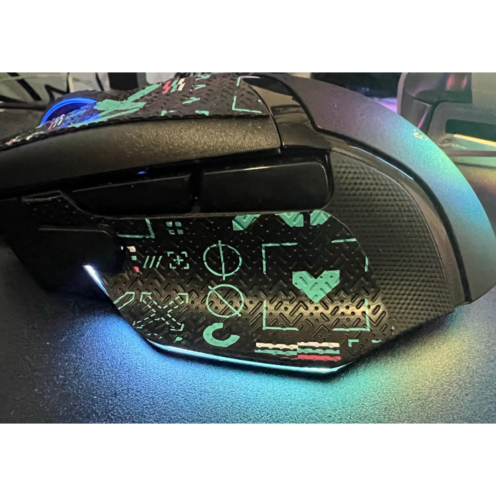 For Razer Basilisk X HyperSpeed V2 Mouse Anti-Slip Sticker Sweat Absorbing Protective Film