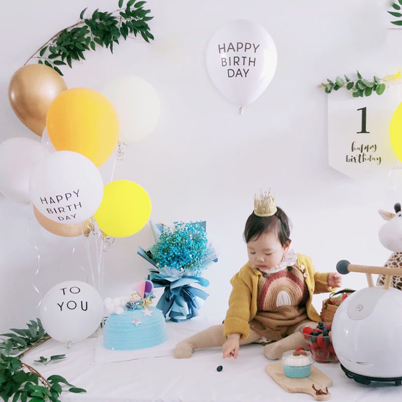Bong Bóng In Chữ Happy Birthday + To You  Trang Trí Sinh Nhật [ Phụ kiện trang trí sinh nhật ] #trangtrisinhnhat