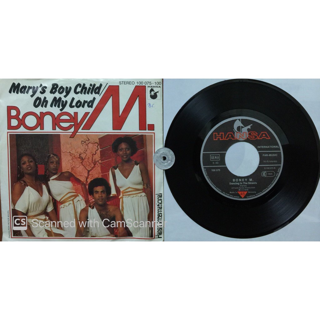 Stereomate - Single Vinyl - 7 inch 45RPM: Boney M - Mary's Boy Child / Oh My Lord