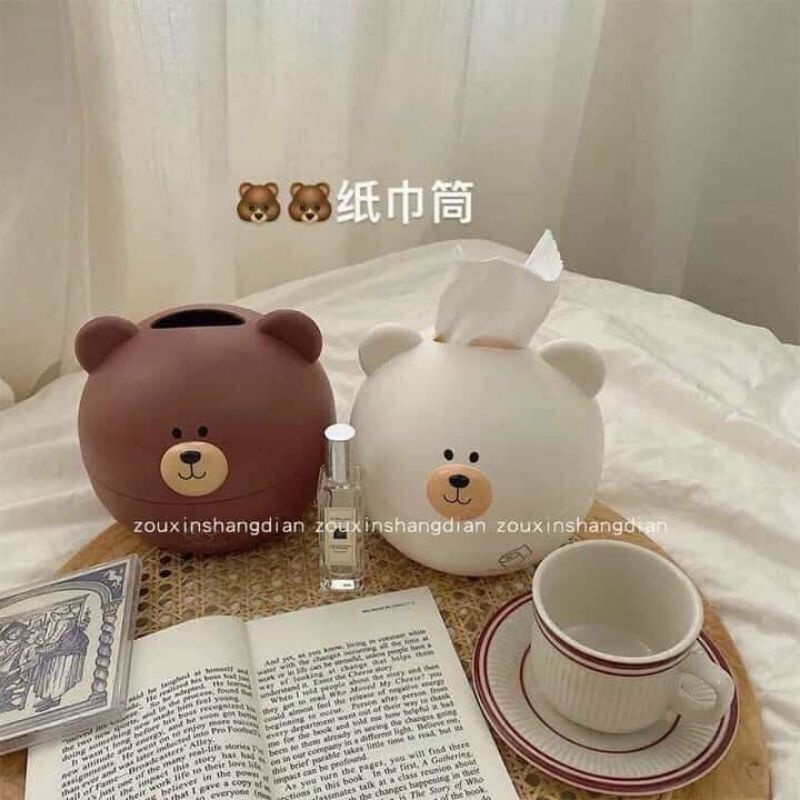 Hộp đựng giấy cute#gấu#lợn# TT65