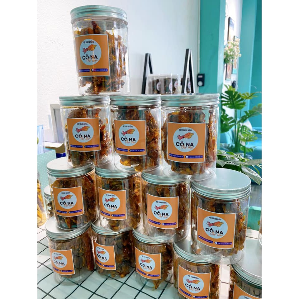 Hộp 500g Mực rim me mực sa tế nguyên con đậm đà vị biển Đà Nẵng | BigBuy360 - bigbuy360.vn