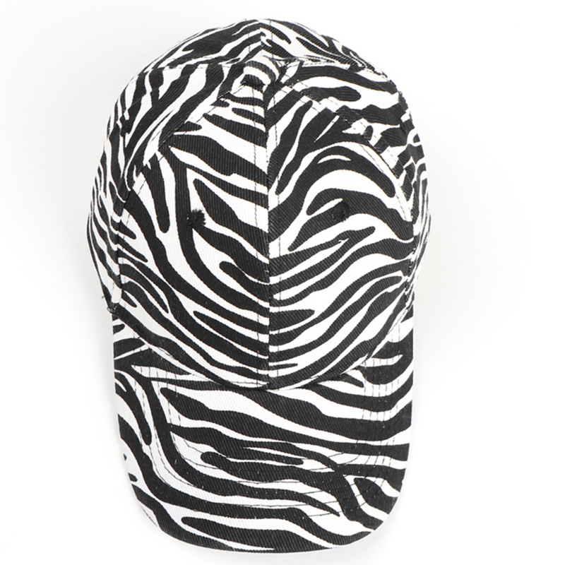 Mũ Lưỡi Trai Họa Tiết Ngựa Vằn Phong Cách Harajuku Cho Nam Và Nữ