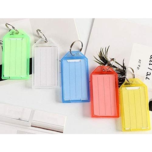 Móc Chìa Khóa Với Miếng Dán Kèm 5 Màu Để Gắn Chìa Khóa Tiện Dụng