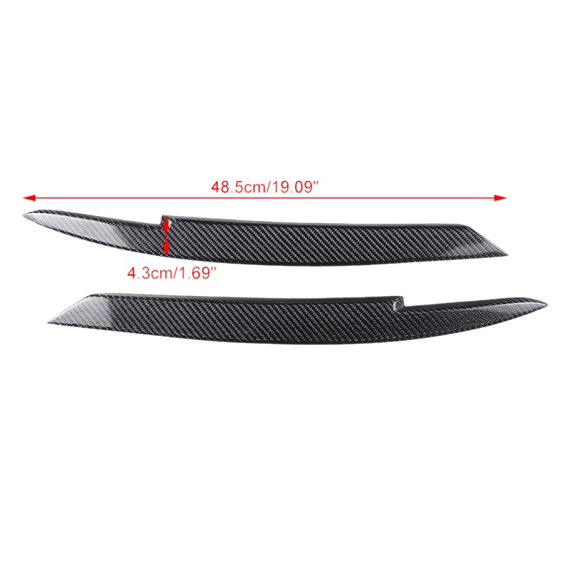 Cho Passat B7 2010-2015 Đèn pha ô tô Mí mắt Lông mày Đèn pha ABS Nhãn dán Phụ kiện trang trí