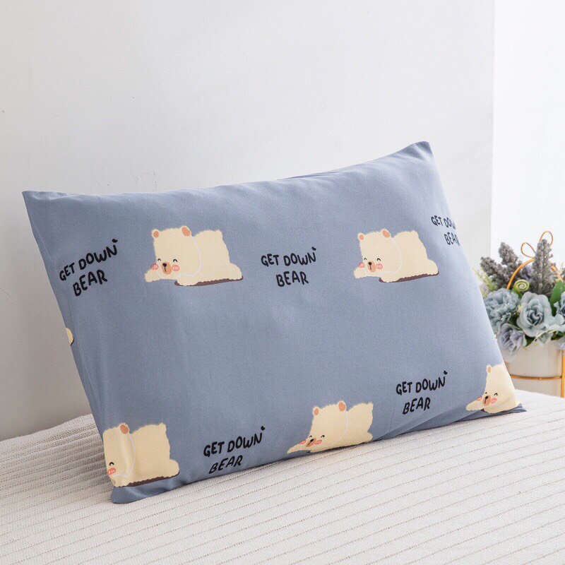 Gối cotton cho bé 100% thấm hút mồ hôi tốt, chất liệu cotton thoáng mát tạo cảm giác dễ chịu cho bé kích thước 30x50cm