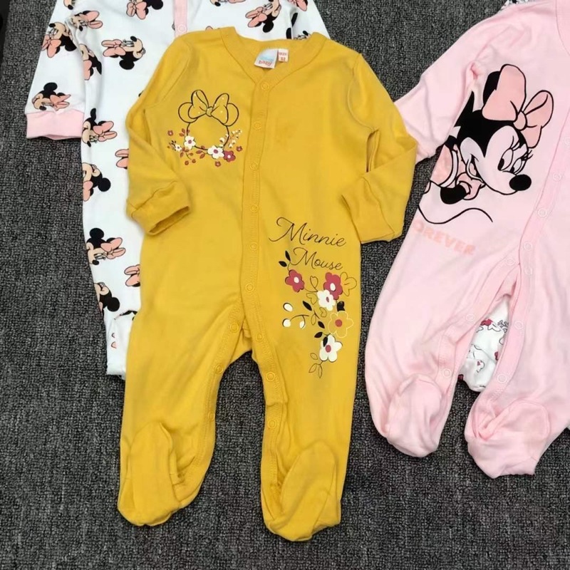 Body sleepsuit Micky mine xuất xịn bé gái