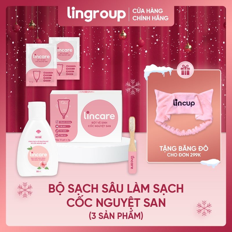 Bộ Sạch sâu Thiết yếu giúp làm sạch cốc nguyệt san đến từng chi tiết (3 sản phẩm)