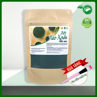 <KÈM QUÀ HOT> 100Gr Bột Tảo xoắn hand made nguyên chất Spirulina Nhật Organic, giúp làn da săn chắc, mịn màng,...