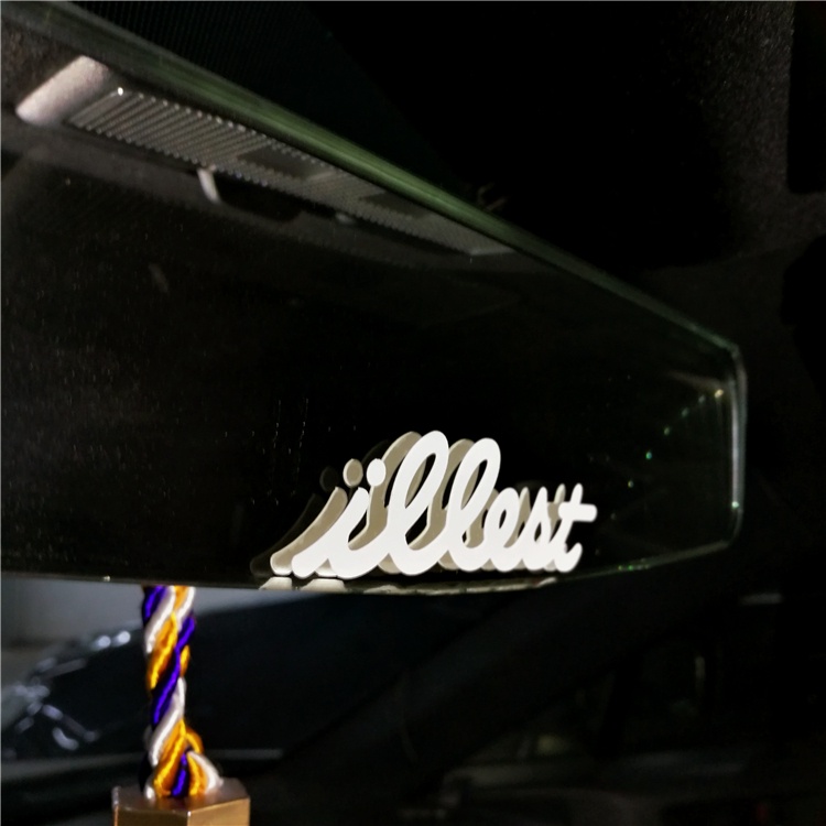 Miếng Dán Phản Quang P-a225.Ilest Trang Trí Gương Chiếu Hậu