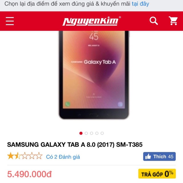 Galaxy tab A 8.0 16G 2017 | BigBuy360 - bigbuy360.vn