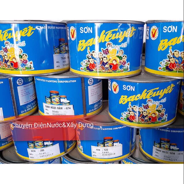 Sơn bạch tuyết lon 0,5kg