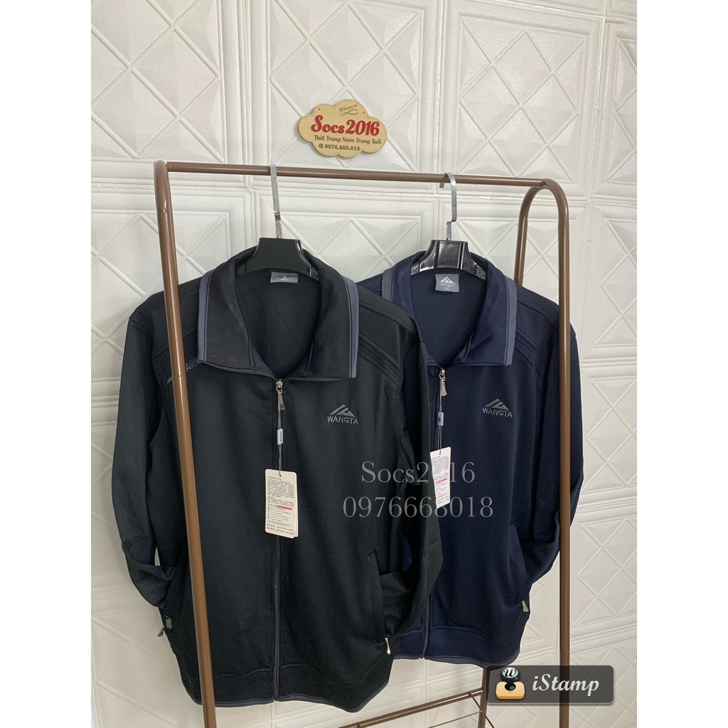 Bộ Quần Áo Nỉ Nam Trung Niên Quảng Châu cao cấp thu đông chất nỉ Hàn đẹp mịn + hàng có sẵn tặng bố biếu ông.