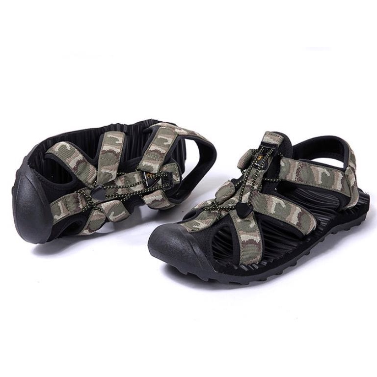 Giày Xăng đan camo_dã ngoại_phượt_trekking