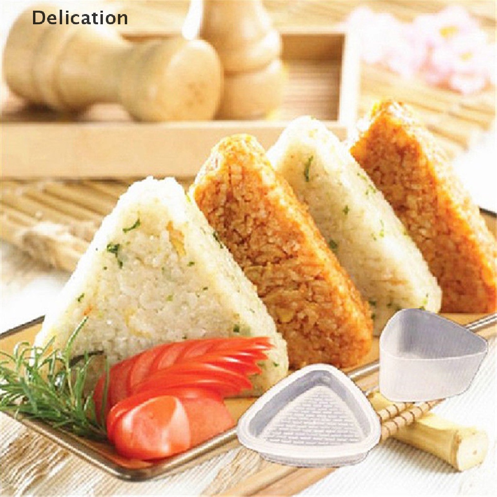 Set 2 khuôn làm cơm nắm tam giác tiện lợi