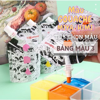 Màu Gouache MIYA ( HIMI ) - Màu lẻ tùy chọn dạng túi 100ml - Bảng 3