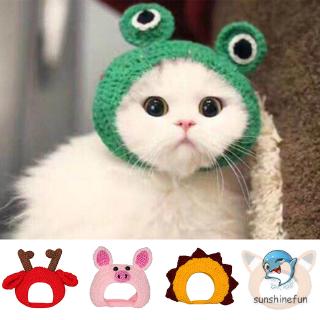 Mũ Len Hình Mèo Xinh Xắn Cho Thú Cưng
